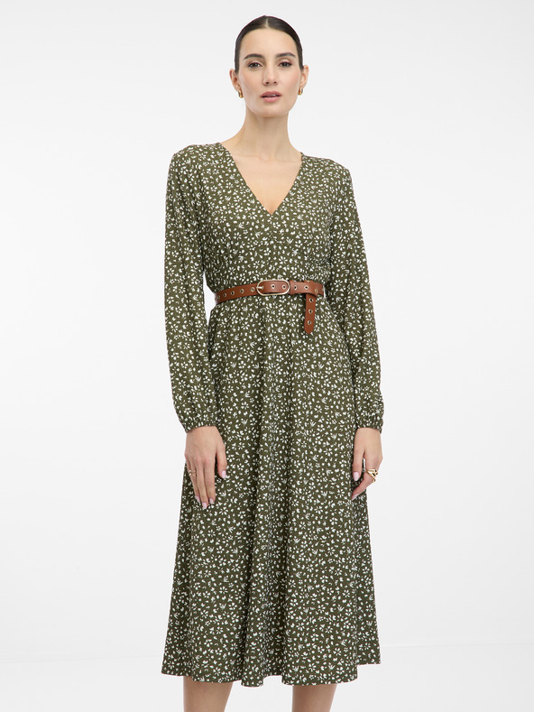 Orsay Zelena ženska midi obleka ORSAY