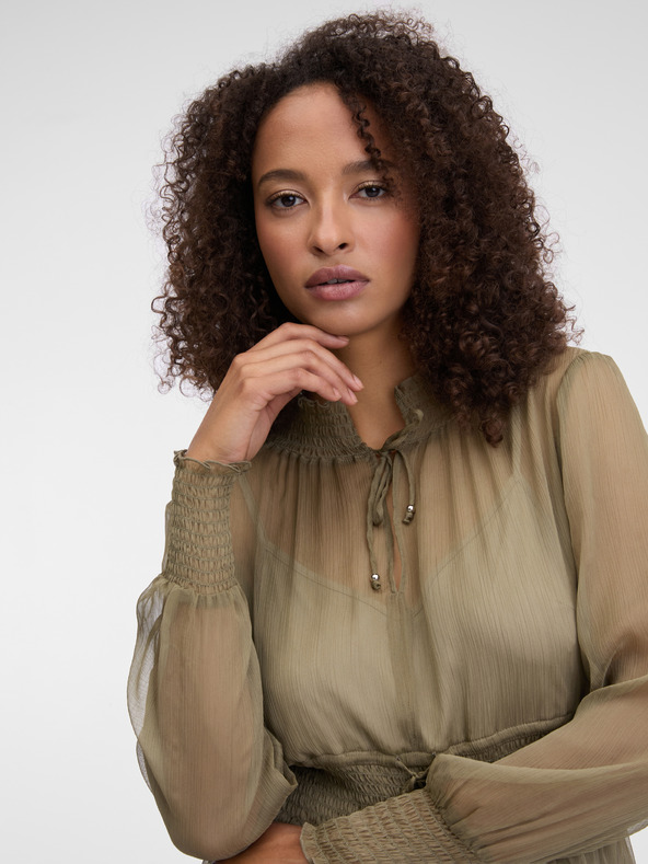 Orsay Kaki ženske obleke do kolen ORSAY