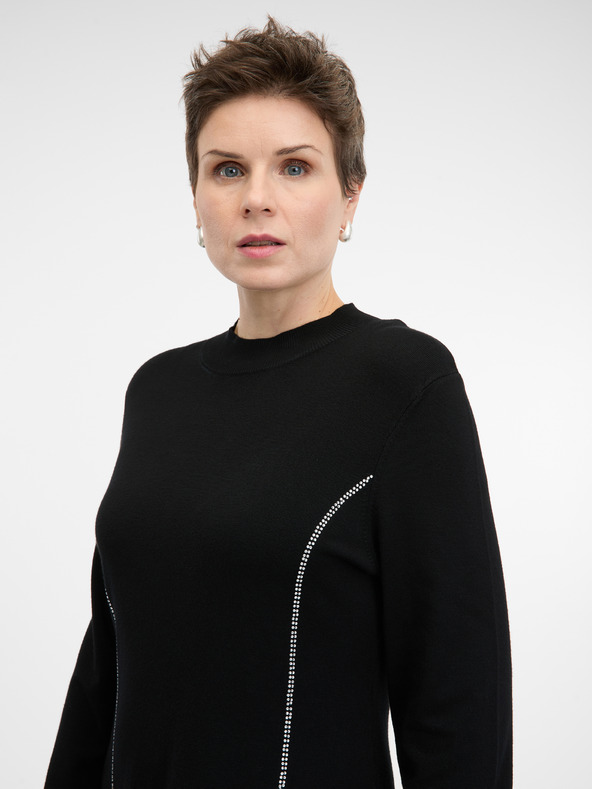 Orsay Črna ženska obleka ORSAY