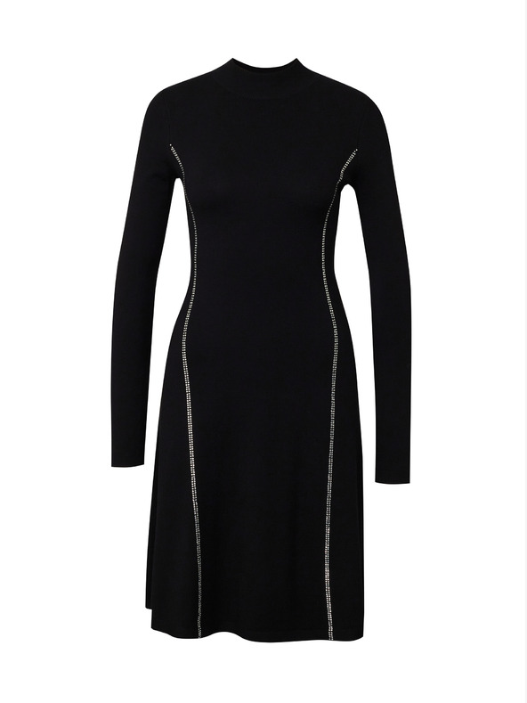 Orsay Črna ženska obleka ORSAY