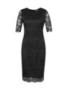 Orsay Črna ženska obleka do kolen ORSAY
