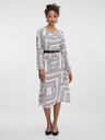 Orsay Bele vzorčaste ženske obleke do kolen ORSAY