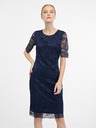 Orsay Modre ženske oprijete obleke do kolen ORSAY