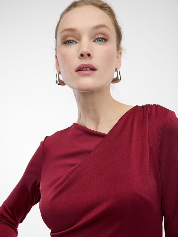 Orsay Vinsko rdeče ženske midi obleke ORSAY