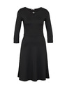 Orsay Črna ženska obleka do kolen ORSAY