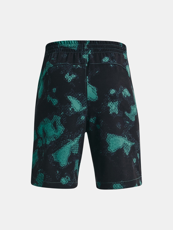 Under Armour Deške kratke hlače Under Armour Pjt Rock Printed Wvn Short-GRN