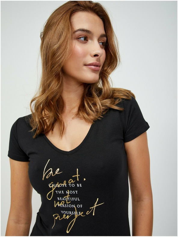 Orsay Črna majica ORSAY