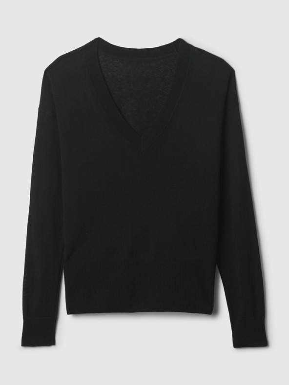 GAP Ľanový sveter s rozparkami GAP