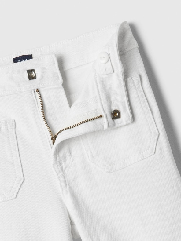 GAP Detské džínsy '70s Flare s vysokým pásom GAP