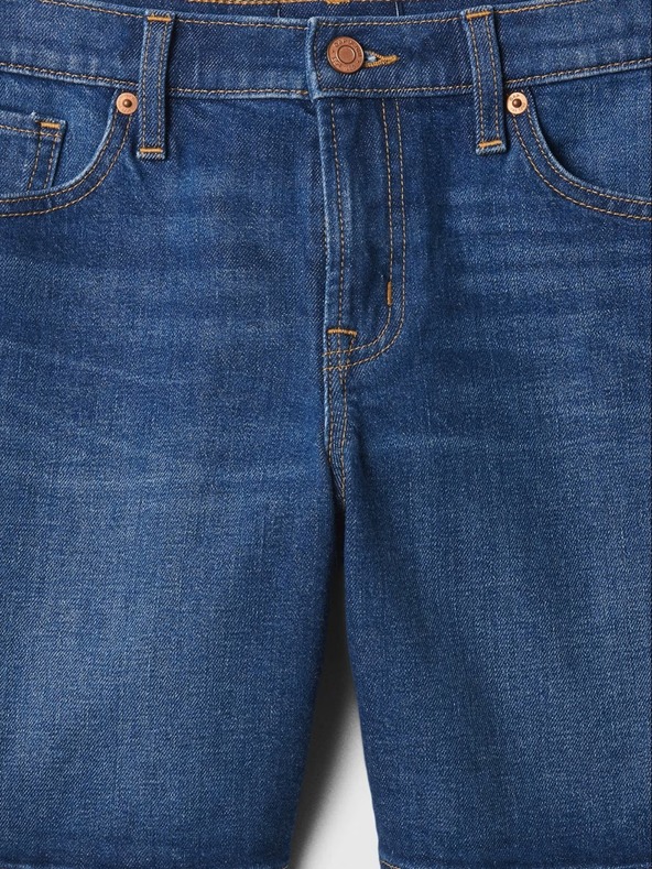 GAP Džínsové šortky mid rise GAP