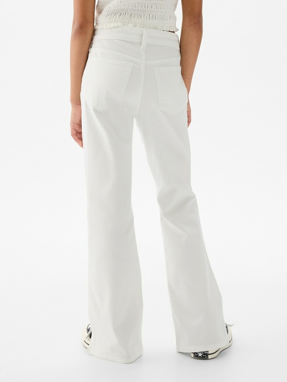 GAP Otroške jeans hlače flare z visokim pasom GAP