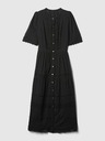 GAP Čipkované midi šaty GAP