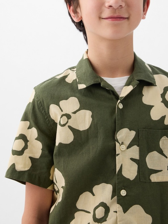 GAP Otroška vzorčasta srajca GAP