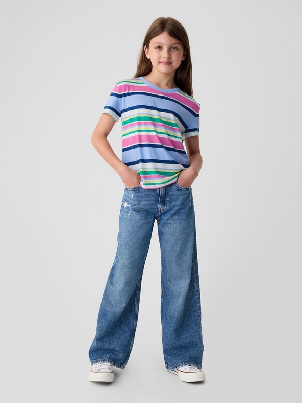 GAP Otroška bombažna majica z logotipom GAP