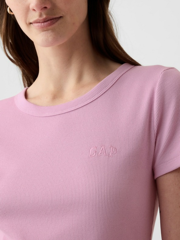 GAP Rebrasta majica z logom GAP