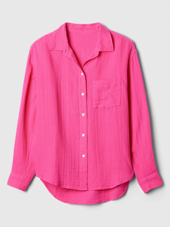 GAP Mušelínová oversize košeľa GAP