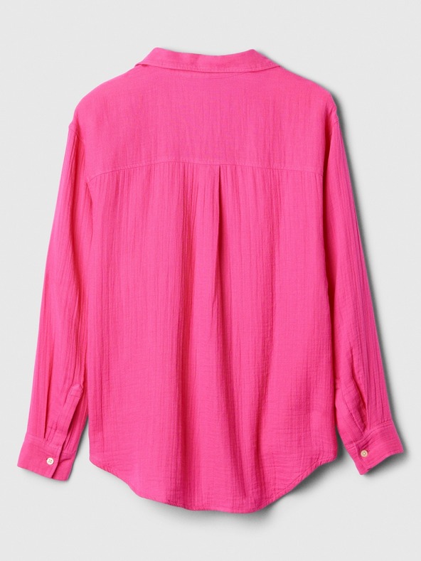 GAP Mušelínová oversize košeľa GAP