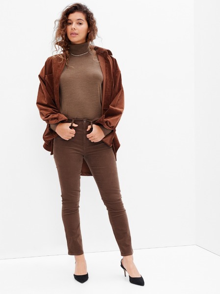 GAP Žametne hlače slim vintage GAP