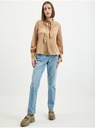 Orsay Svetlo rjava ženska satenasta bluza ORSAY