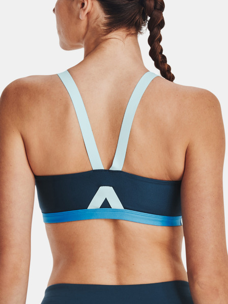 Under Armour Ženski nedrček Under Armour UA Infinity Mid High Neck Shine