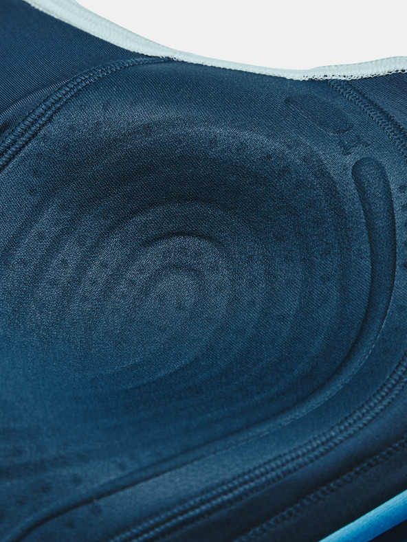 Under Armour Ženski nedrček Under Armour UA Infinity Mid High Neck Shine