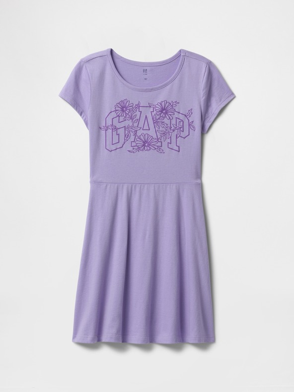 GAP Otroška obleka z logotipom GAP