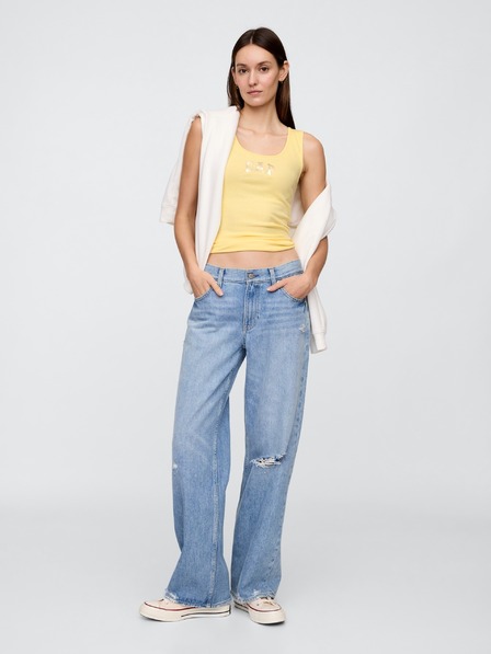 GAP Rebrasta majica z logotipom GAP