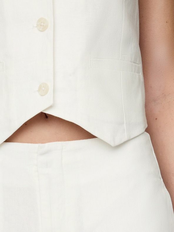 GAP Ravne lanene hlače GAP