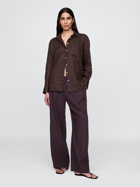 GAP Platnena majica prevelikega formata Velika majica GAP