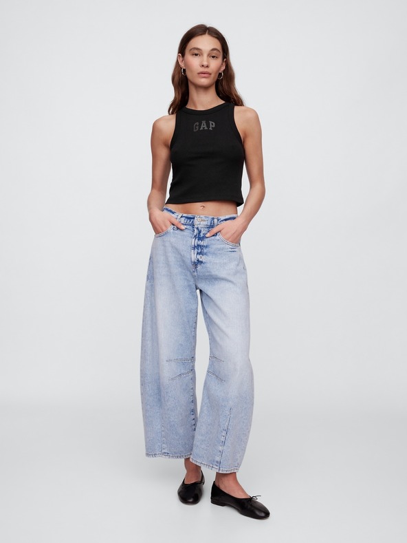 GAP Rebrasta majica z logotipom GAP