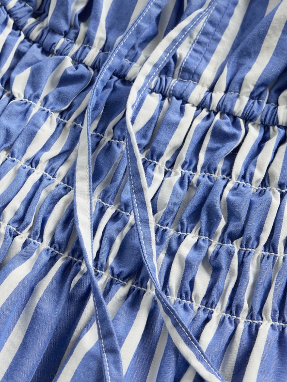 GAP Poplin midi obleka z žepi GAP