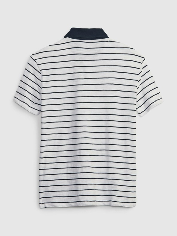 GAP Otroška prugasta polo majica GAP