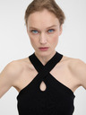Orsay Črna ženska majica brez rokavov ORSAY