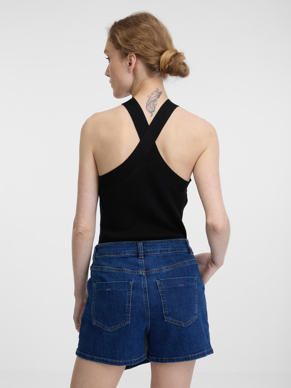 Orsay Črna ženska majica brez rokavov ORSAY