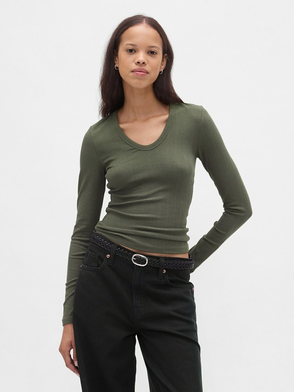 GAP Majica z rebri GAP