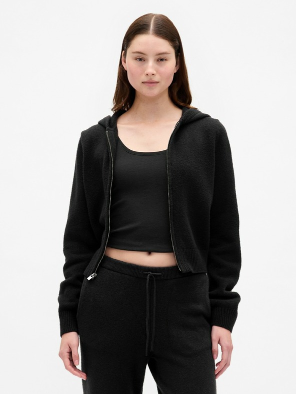 GAP CashSoft pulover z zadrgo GAP