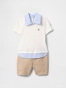 GAP Baby komplet polo majice in kratkih hlač GAP