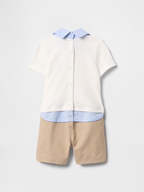 GAP Baby komplet polo majice in kratkih hlač GAP