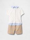 GAP Baby komplet polo majice in kratkih hlač GAP
