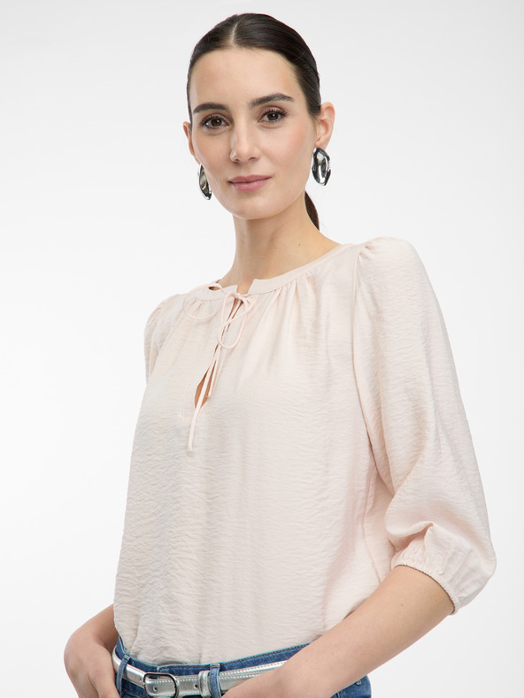 Orsay Svetlo rožnata ženska bluza s tričetrtinskim rokavom ORSAY