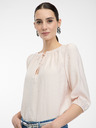 Orsay Svetlo rožnata ženska bluza s tričetrtinskim rokavom ORSAY