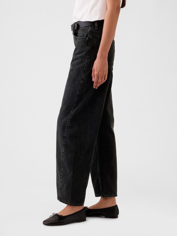 GAP Kavbojke High Rise Barrel GAP