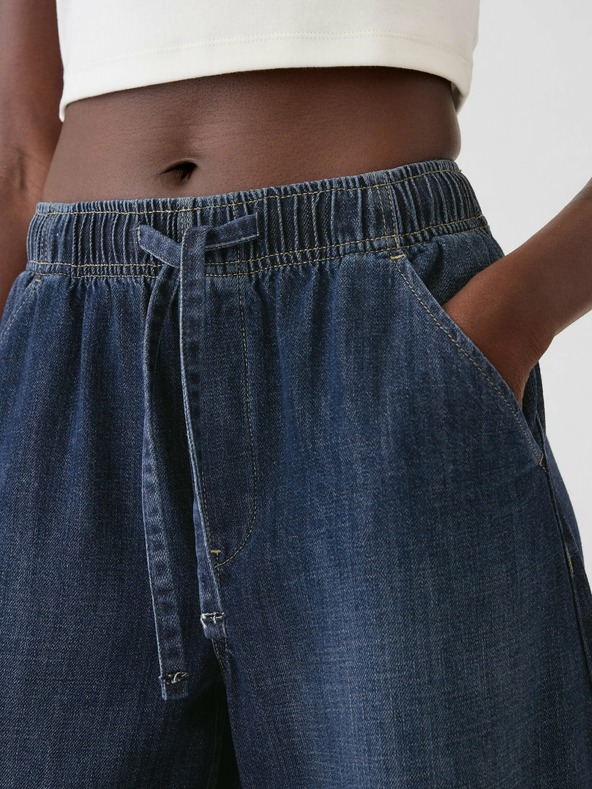 GAP Kavbojke Mid Rise Easy Horseshoe GAP