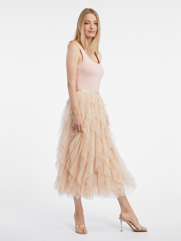 Orsay Bež žensko midi krilo ORSAY