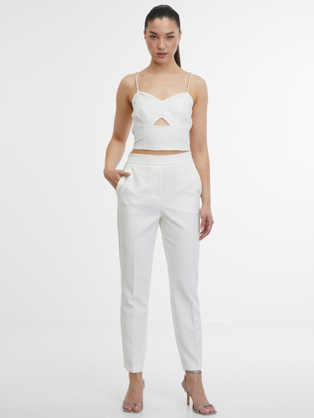 Orsay Krem ženske hlače ORSAY