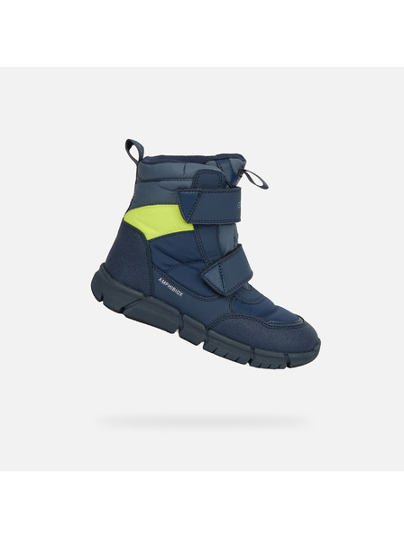 Geox Temno modra fantovska zimska obutev Geox Flexyper Boy B ABX