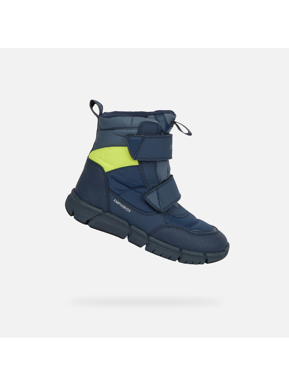 Geox Temno modra fantovska zimska obutev Geox Flexyper Boy B ABX