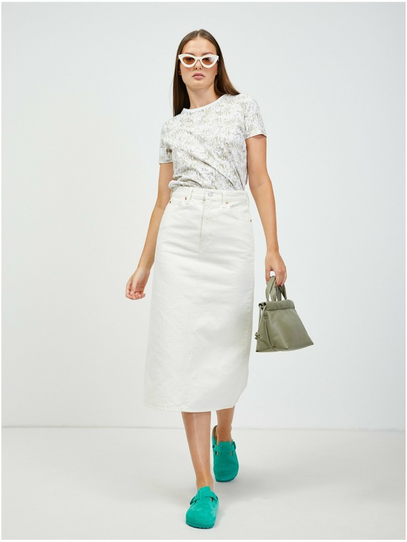 Orsay Belo-bež majica z živalskim vzorcem ORSAY