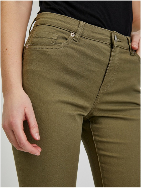 Orsay Kaki ženske kapri hlače ORSAY