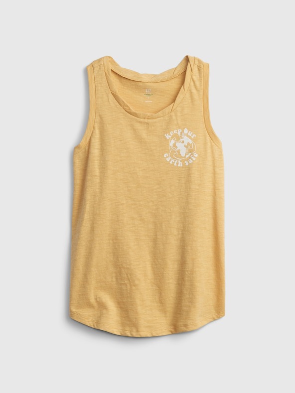 GAP Otroška majica brez rokavov GAP